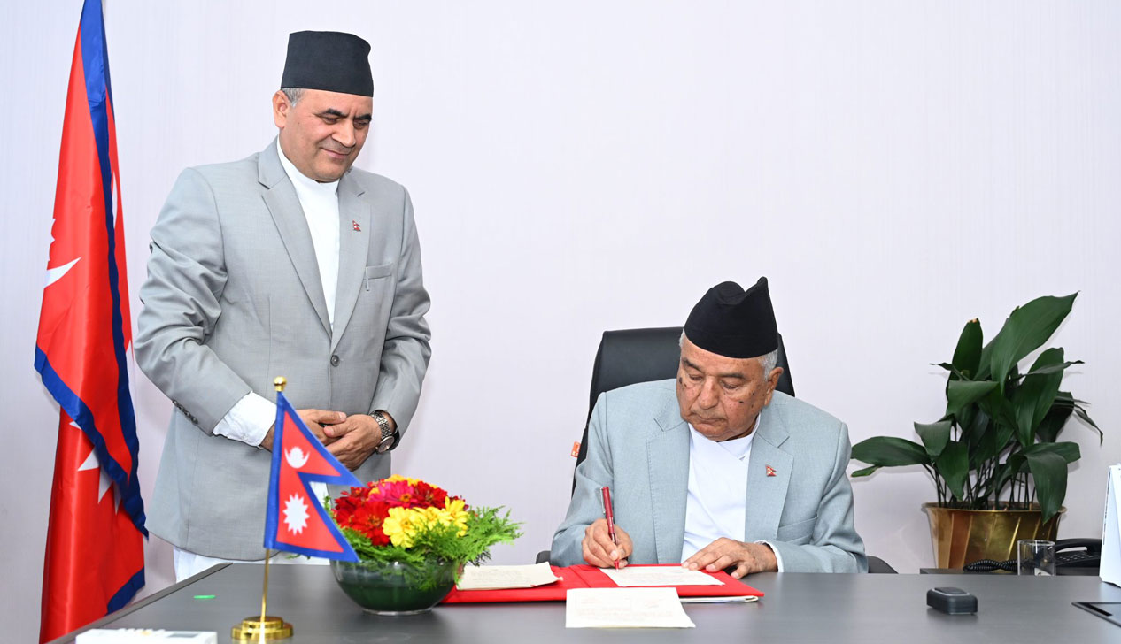 President Paudel issues Nepal Special Service (Second Amendment) Ordinance