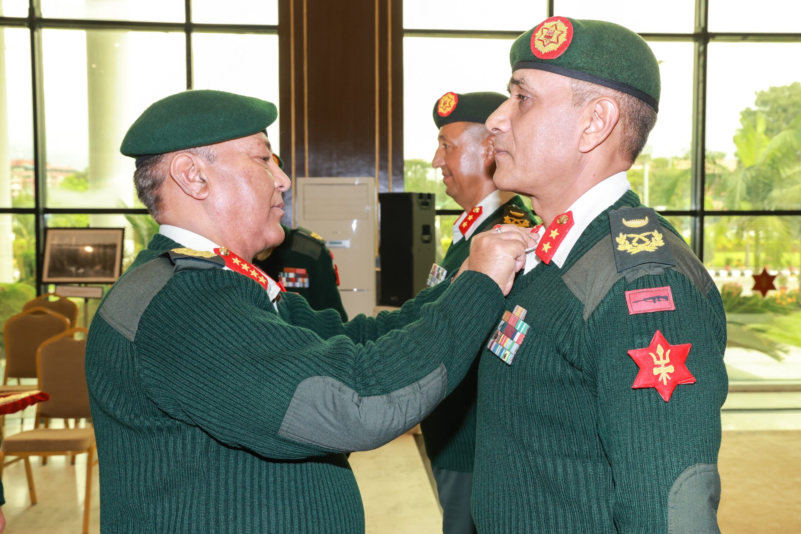 Chief of Army Staff awards insignia to promoted officers