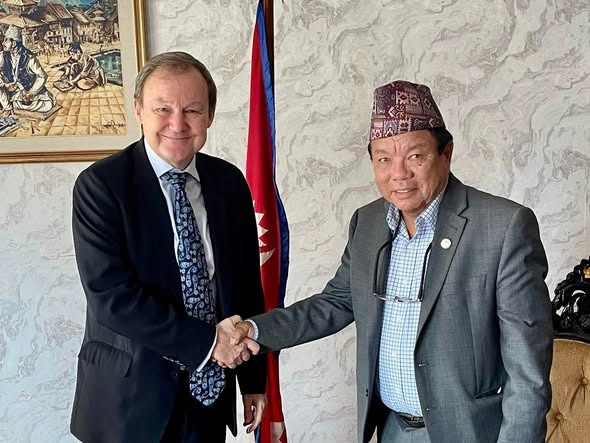 UK Ambassador Fenn meets Minister Pun to discuss support for education and innovation