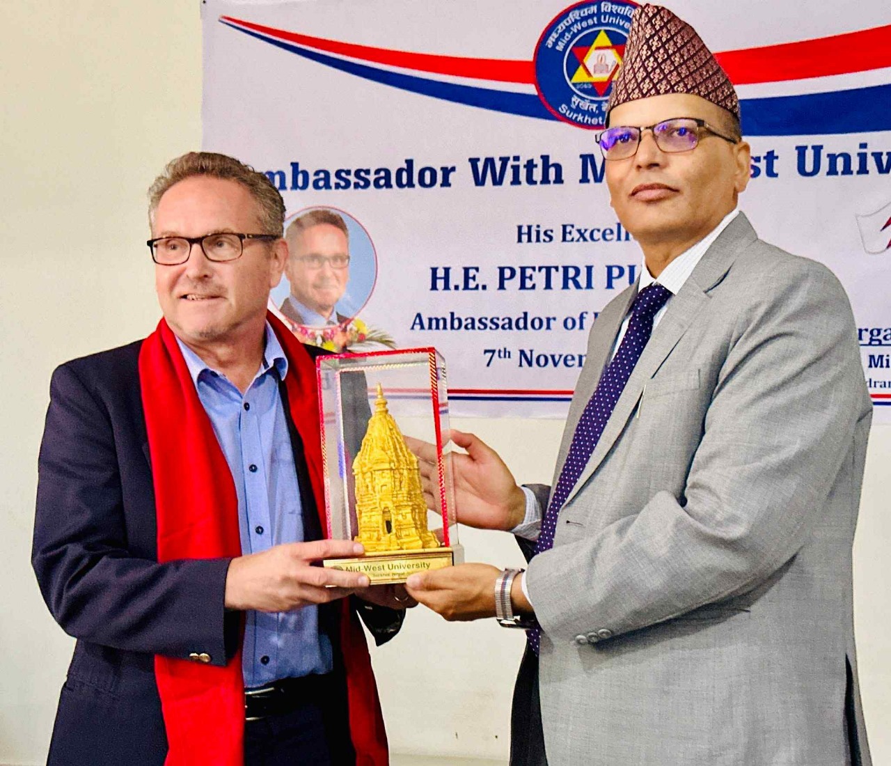 Finnish Ambassador to Nepal visits Mid-Western University in Surkhet