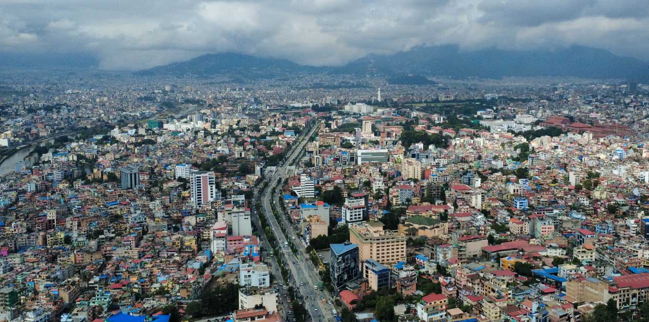 Drone footage shows Kathmandu cleaned by recent showers [Photo Feature]
