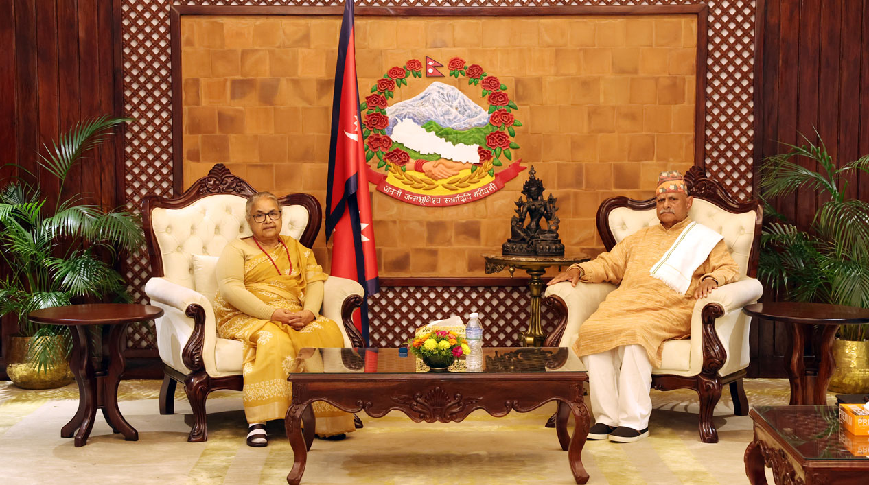 PM Karki holds meeting with former President Yadav, discusses election preparations