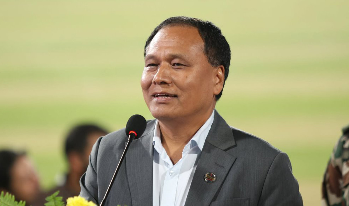 Minister Ghising calls for timely completion of Koshi Hospital’s buildings