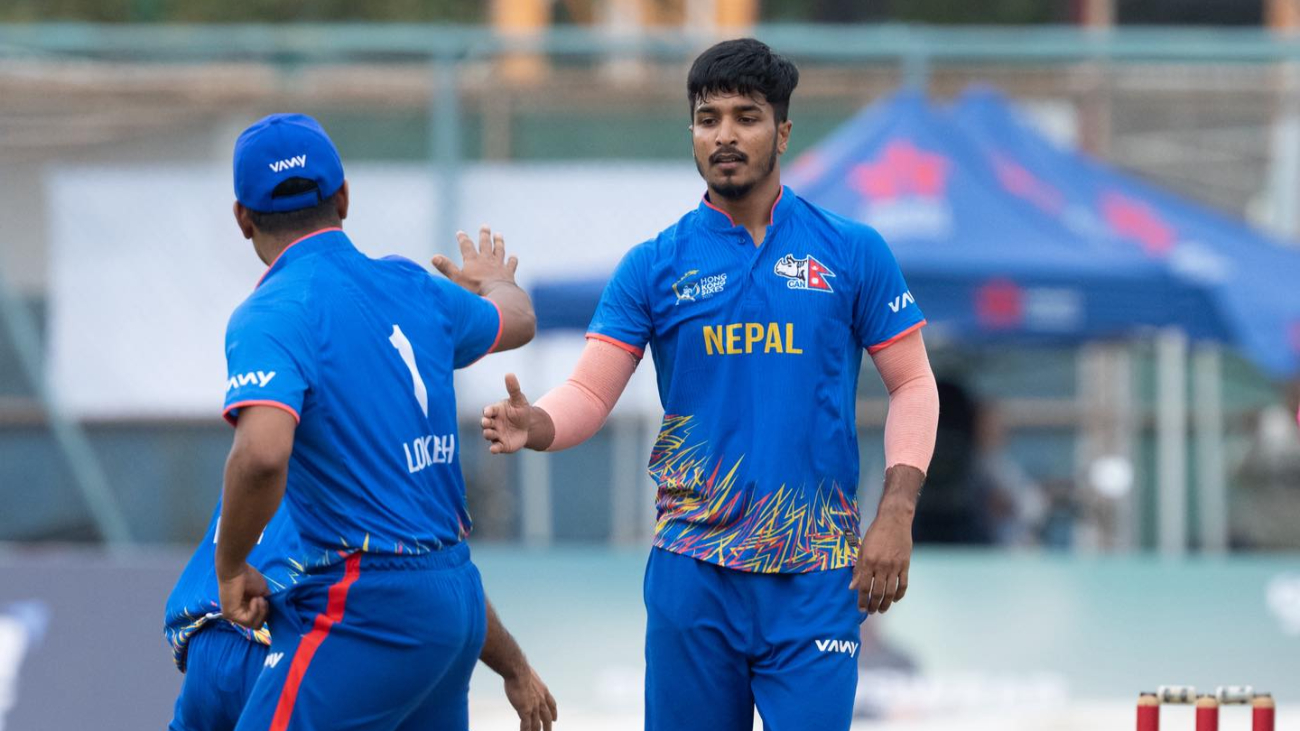 Hong Kong Sixes Bowl League: Nepal defeats India by 92 runs