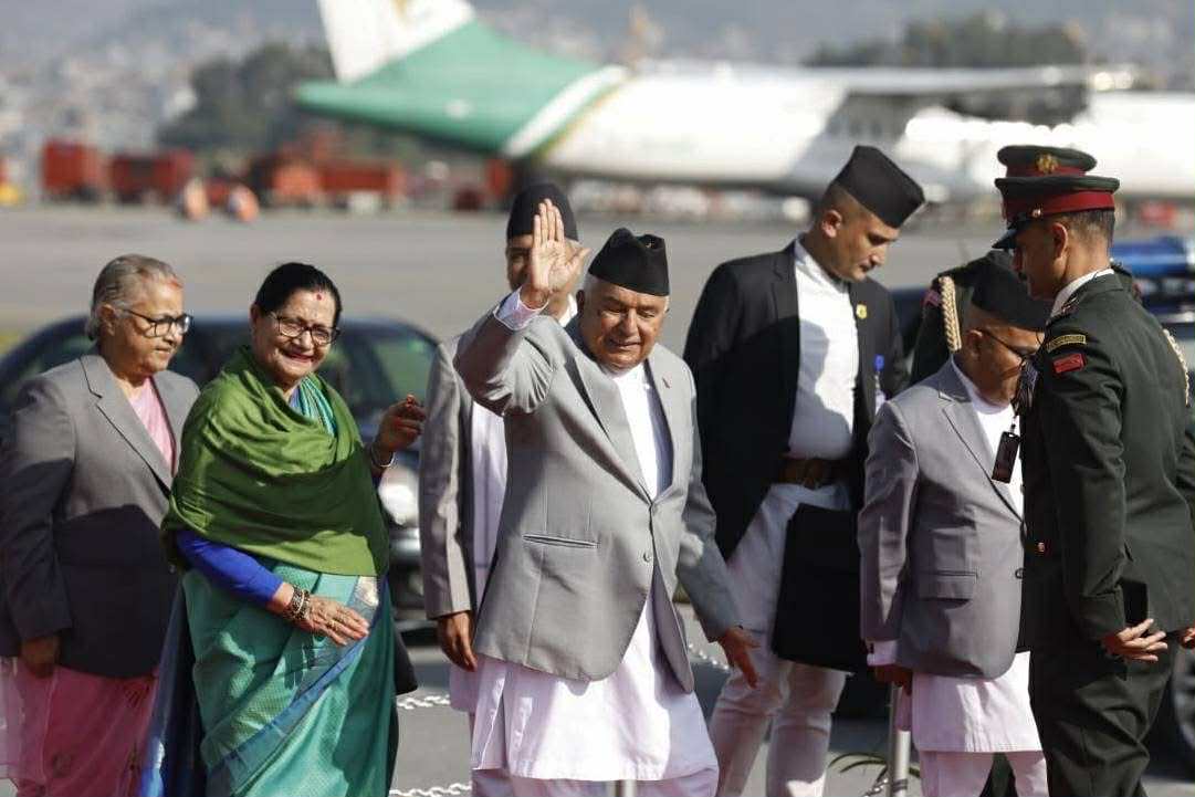 President Ramchandra Paudel departs for Qatar to attend global social development summit