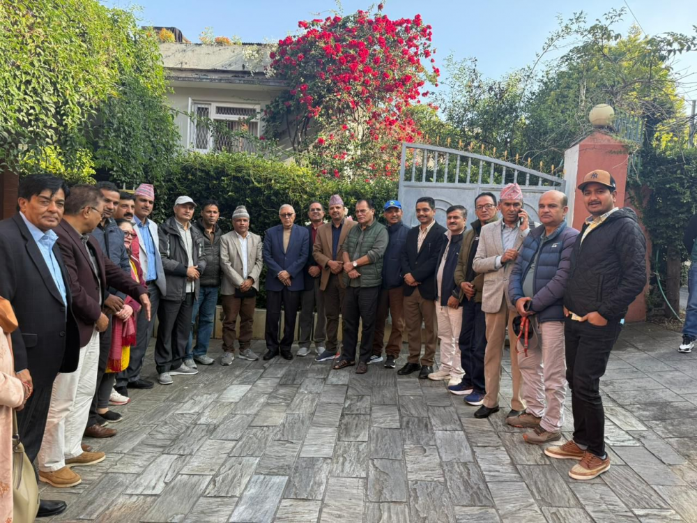 NC signatories discuss special convention with Shekhar Koirala