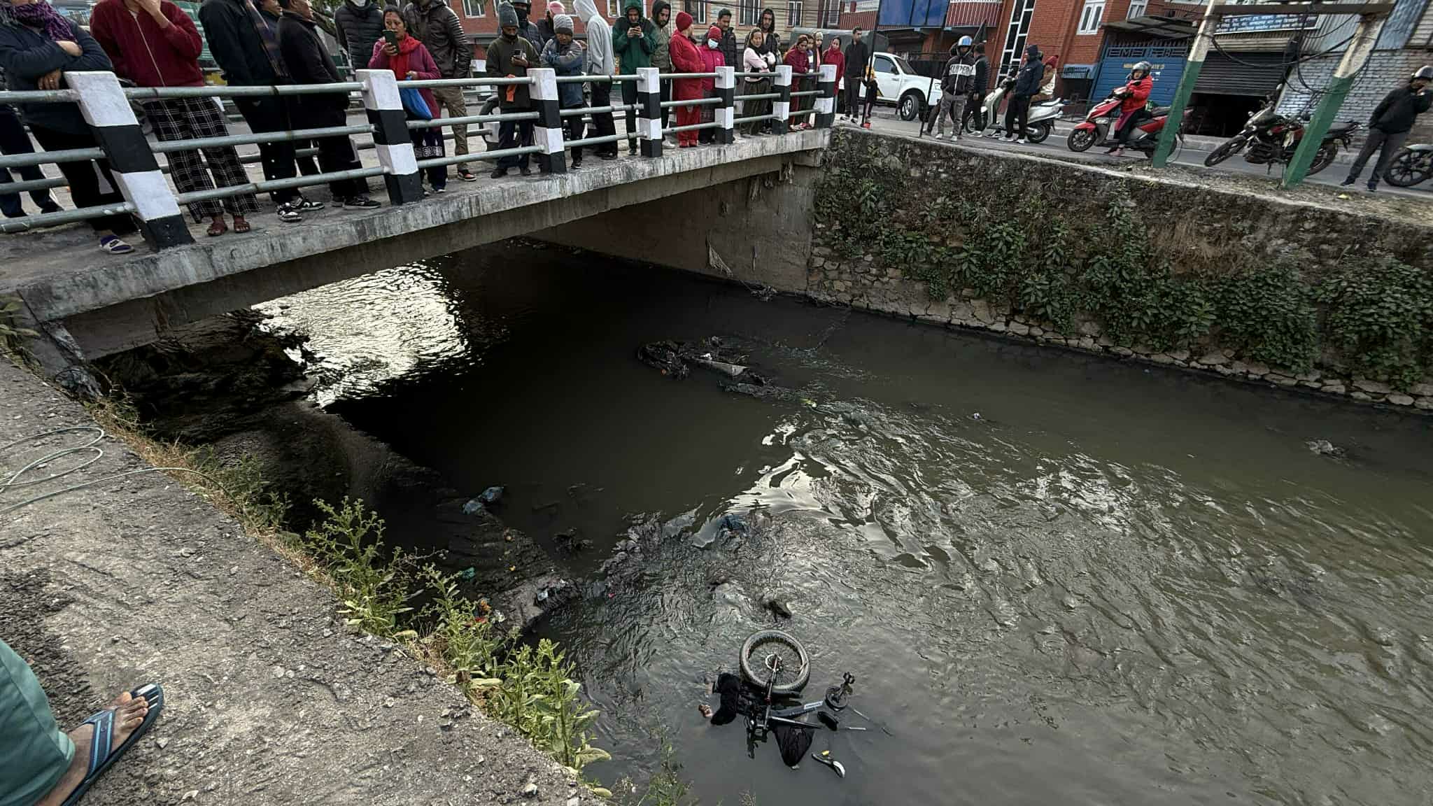 Man found dead along with bicycle in Dhobi Khola