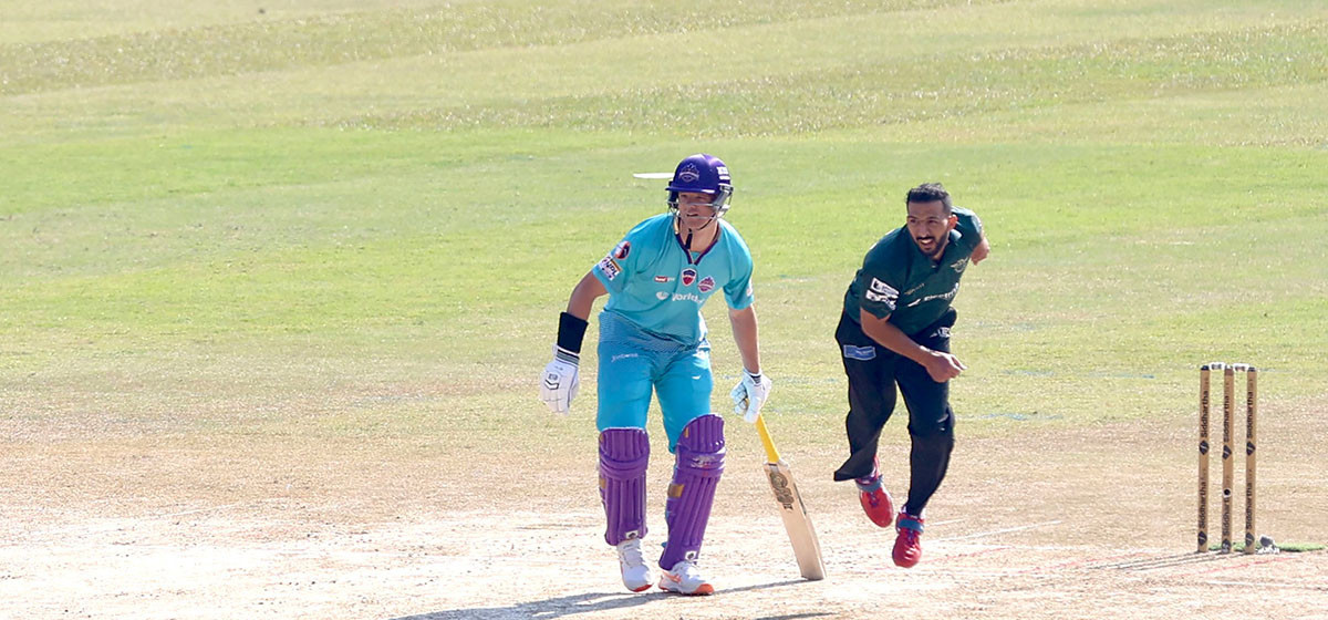 Kathmandu Gorkhas sets 166-run target for Pokhara Avengers