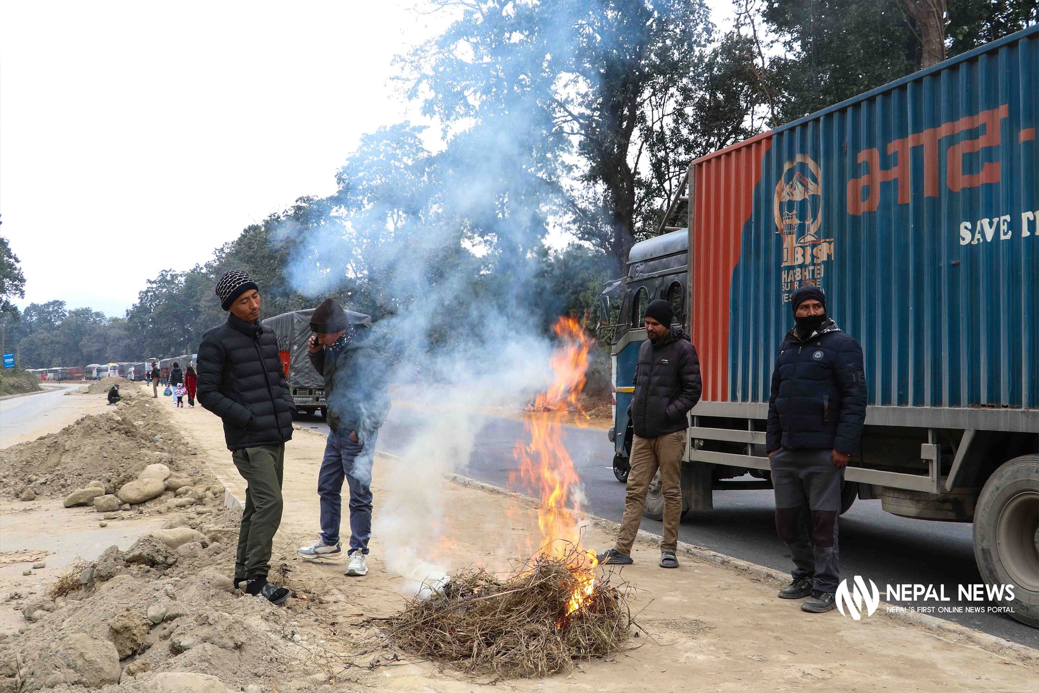 Travel on Daunne section of Narayangadh-Butwal Road still not easy