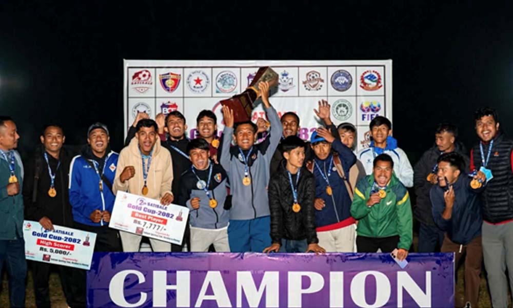 Intra Pathari-11 wins second Satisa Gold Cup tournament