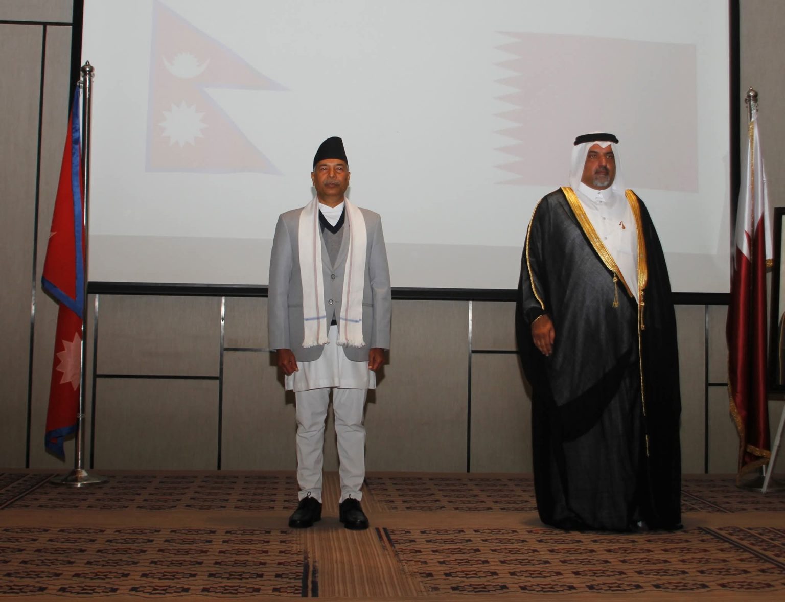Vice President Yadav attends Qatar’s National Day reception