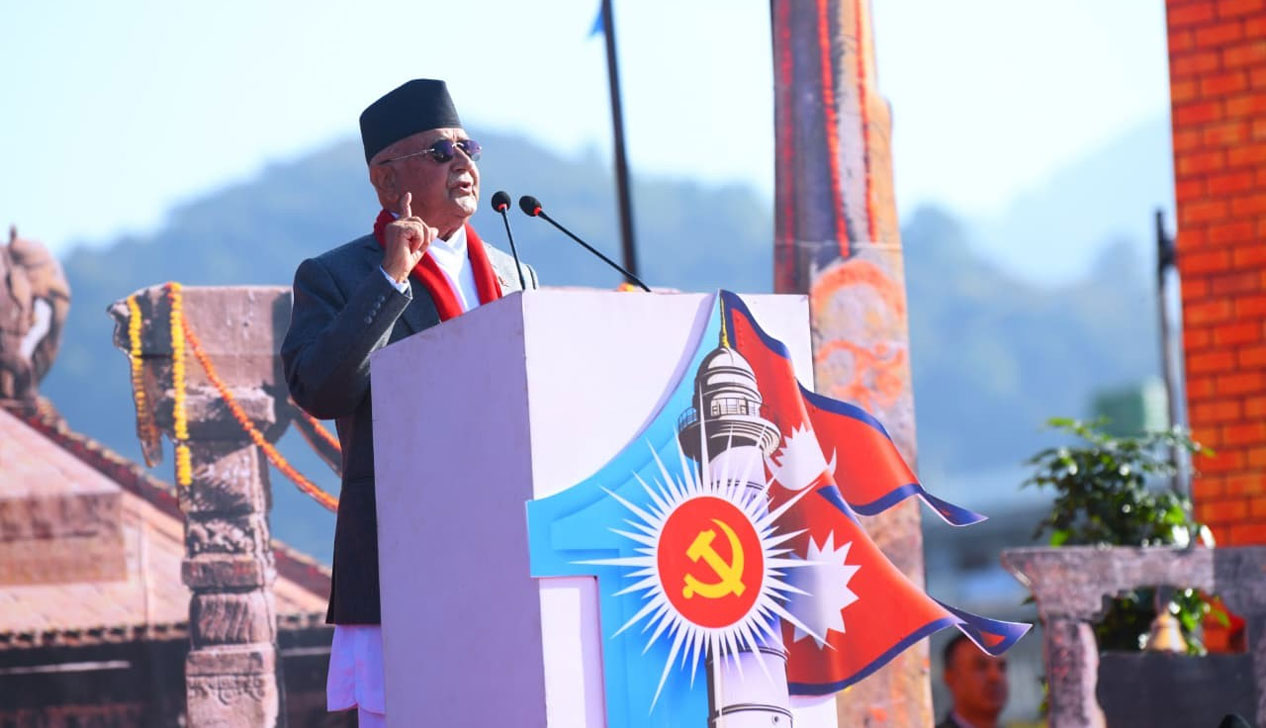 Oli wins CPN (UML) chairmanship for third term