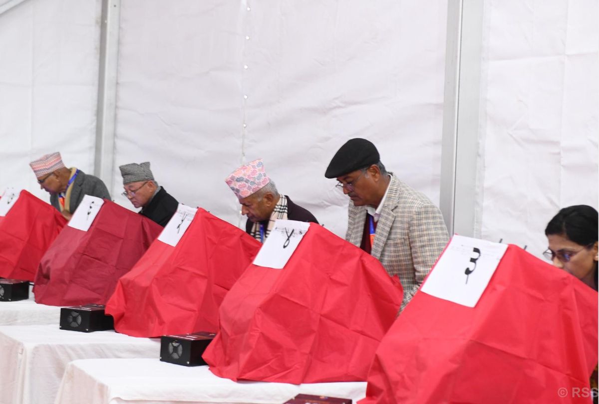 CPN-UML National Congress: Voting continues, 1100 votes cast