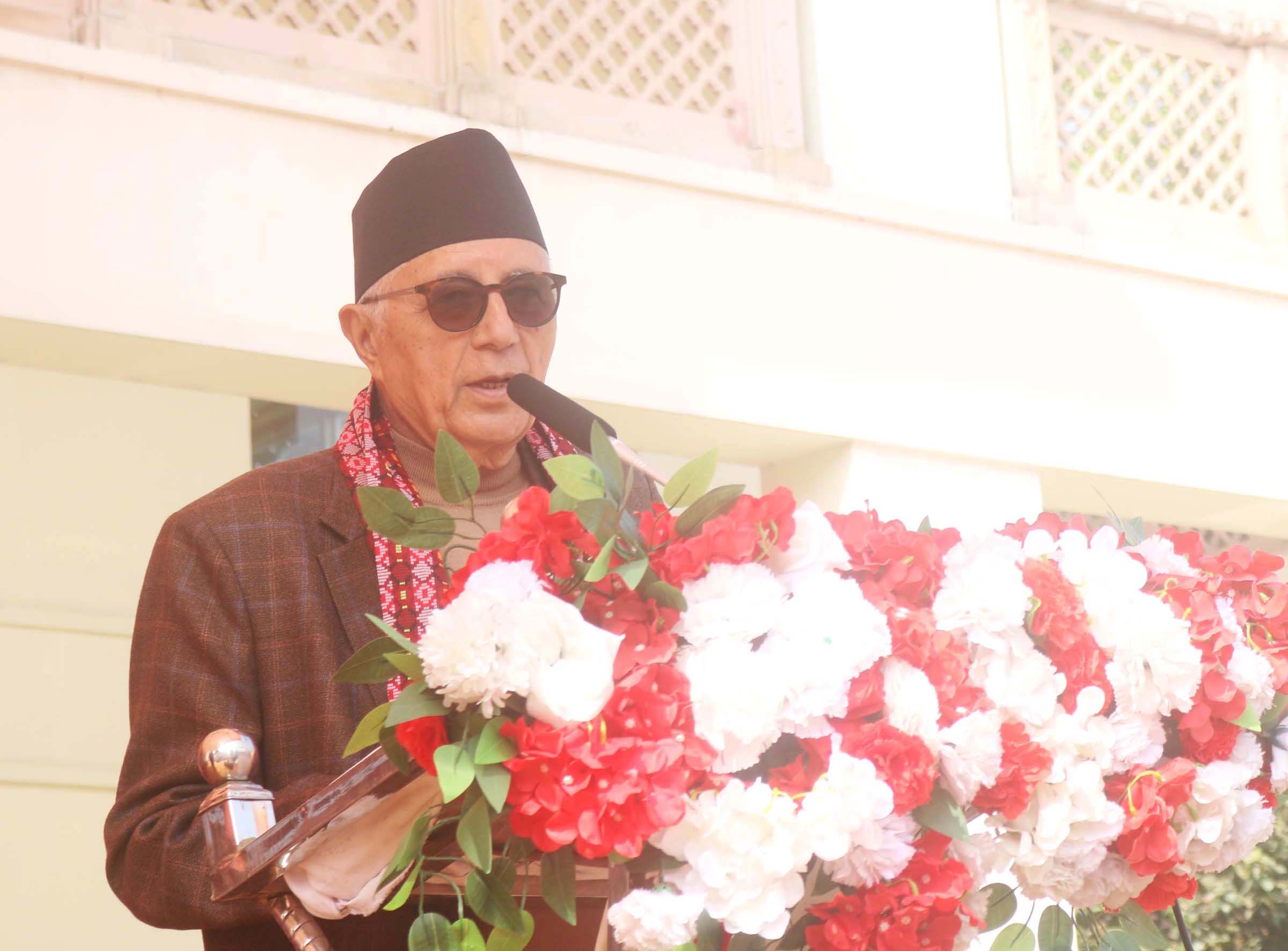 NC leader Koirala urges government to create environment conducive for elections