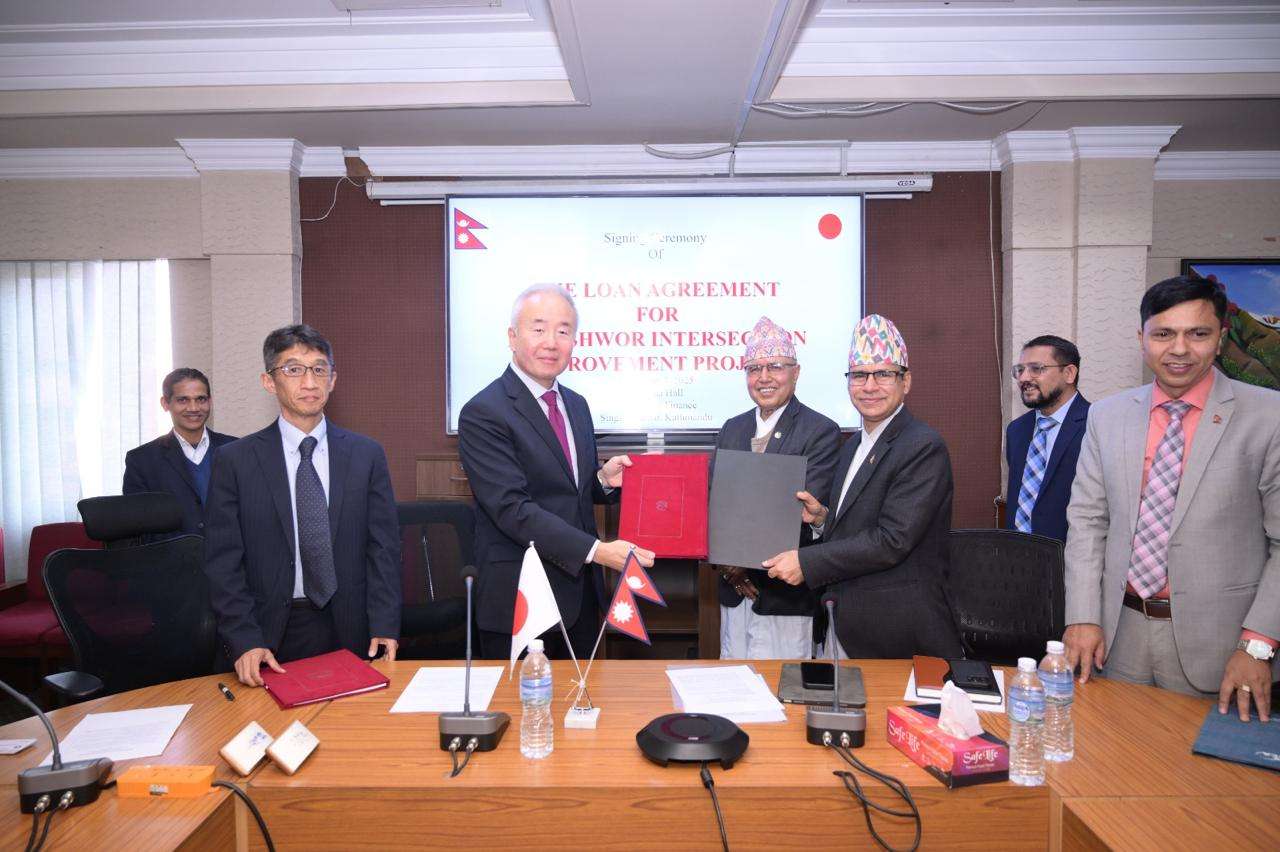Nepal-Japan loan agreement signed for Koteshwor Intersection Improvement Project