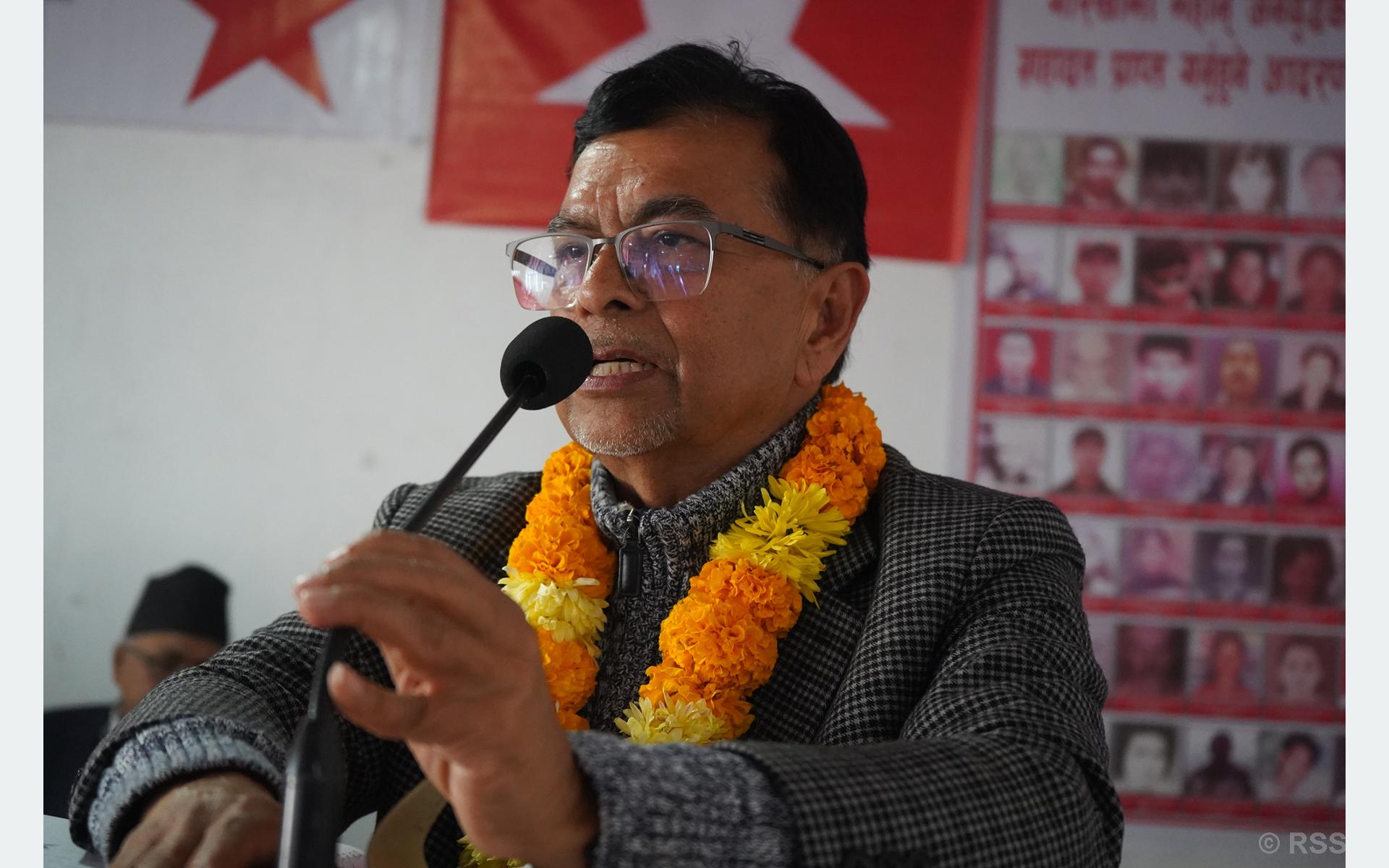 Election brings constitution back on track: Leader Pandey