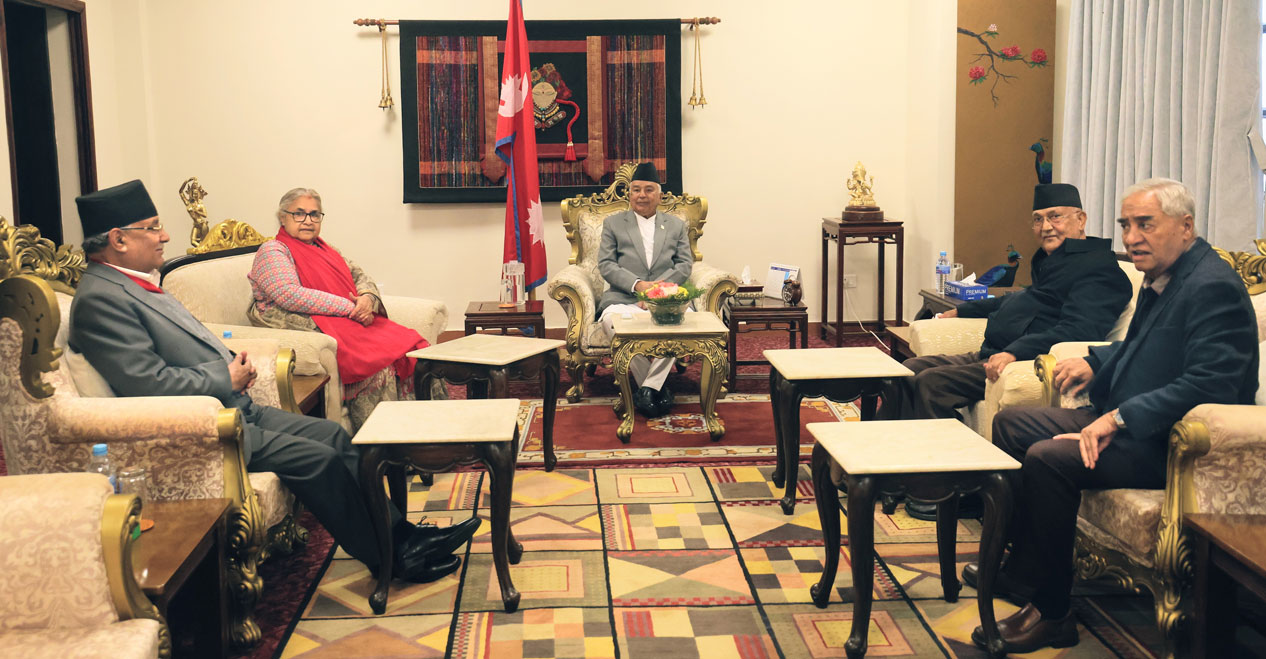 President mediates talks between PM and major party heads