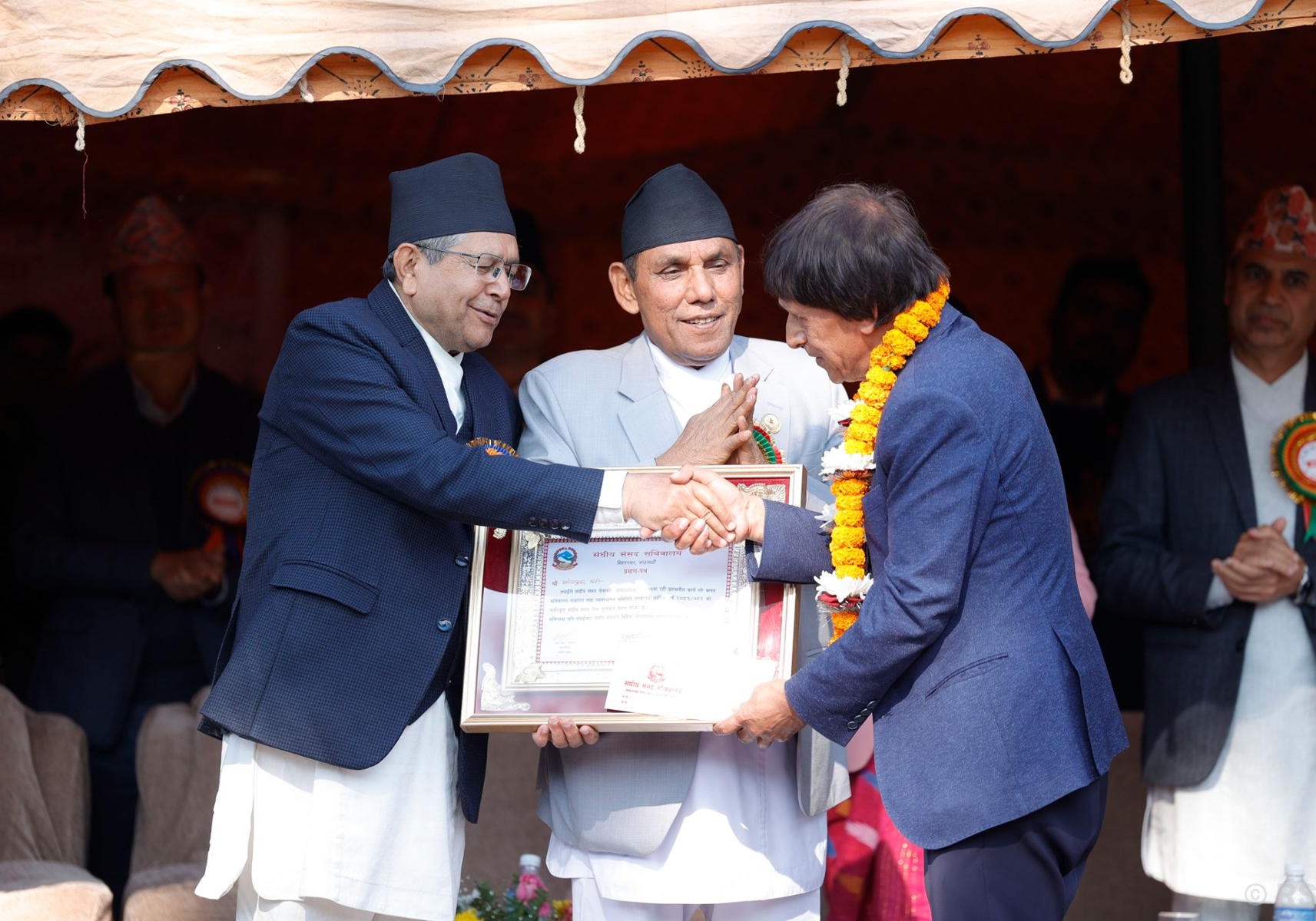 Parliament Service Day: Joint Secretary Giri bags Outstanding Parliament Service Award