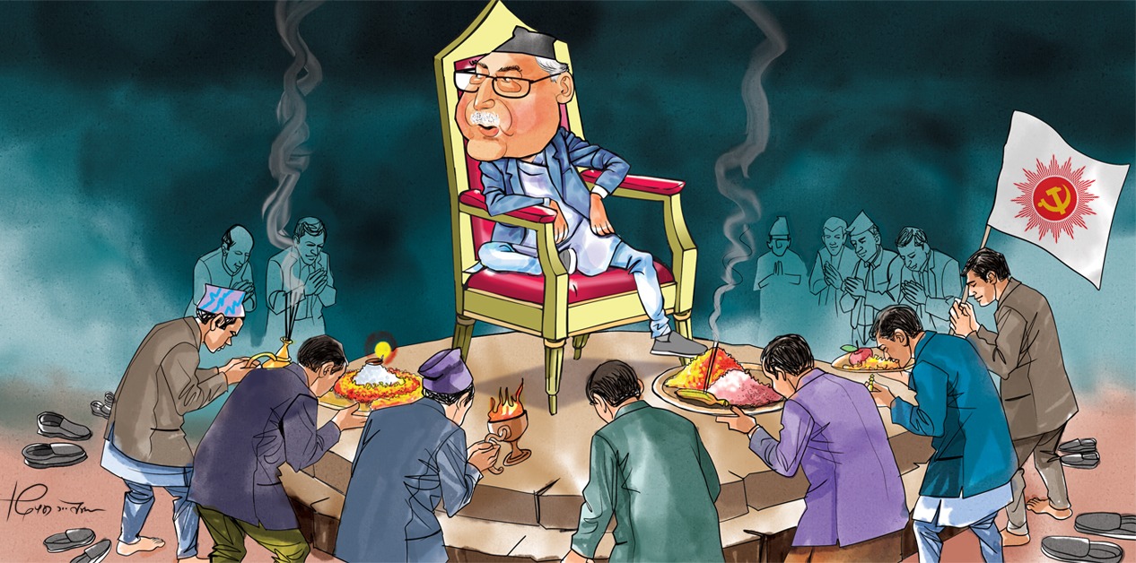 Oli’s authoritarian grip