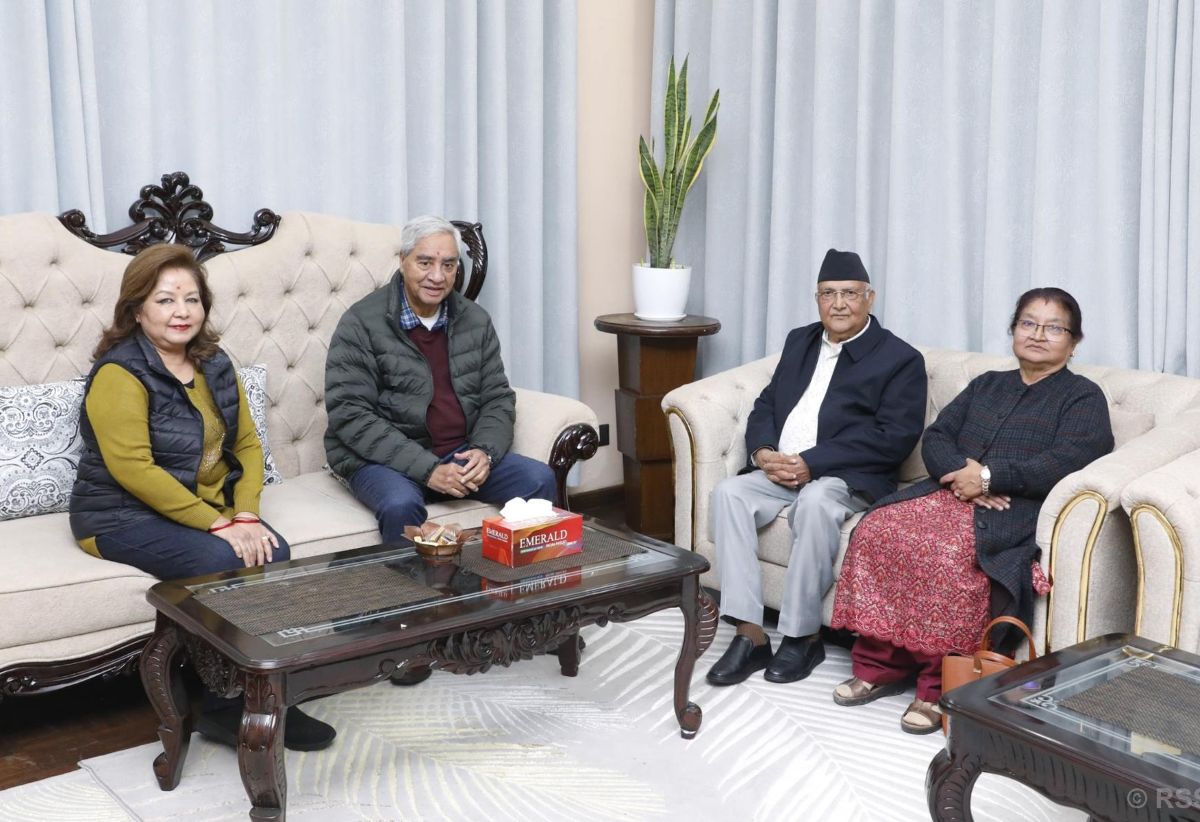 NC President Deuba, UML Chair Oli meet first time after Gen Z protest