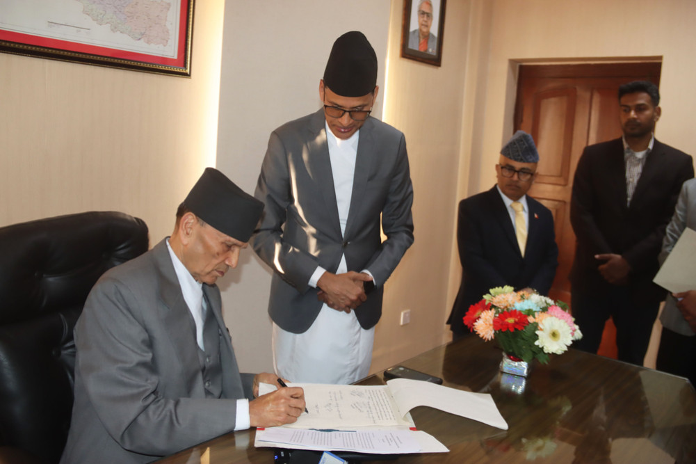 Foreign Minister Sharma for cooperation with neighbours, friendly countries