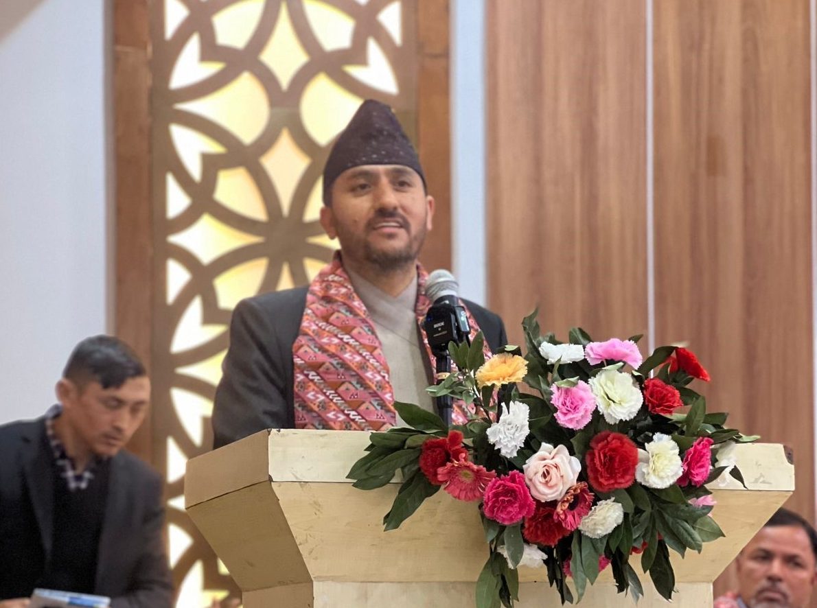 ‘Political parties are committed to elections’, says Comms Minister Kharel