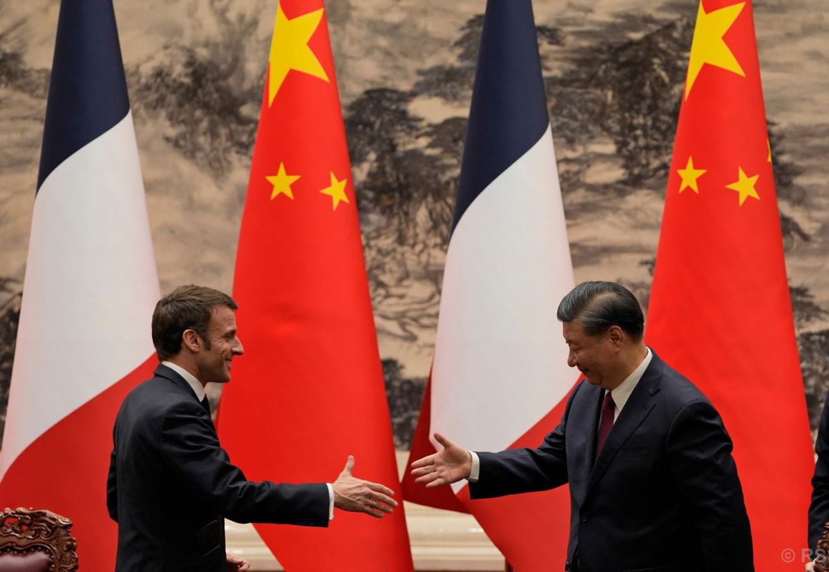 Macron arrives in China for talks with Xi on trade ties and Russia’s war in Ukraine