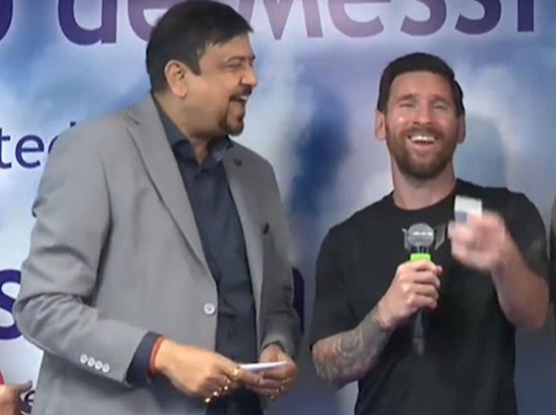 Lionel Messi virtually inaugurates his 70-foot statue at Lake Town in Kolkata