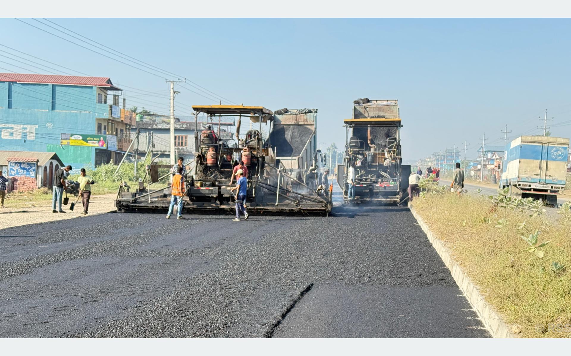 Narayanghat-Butwal road section achieves 76% physical progress