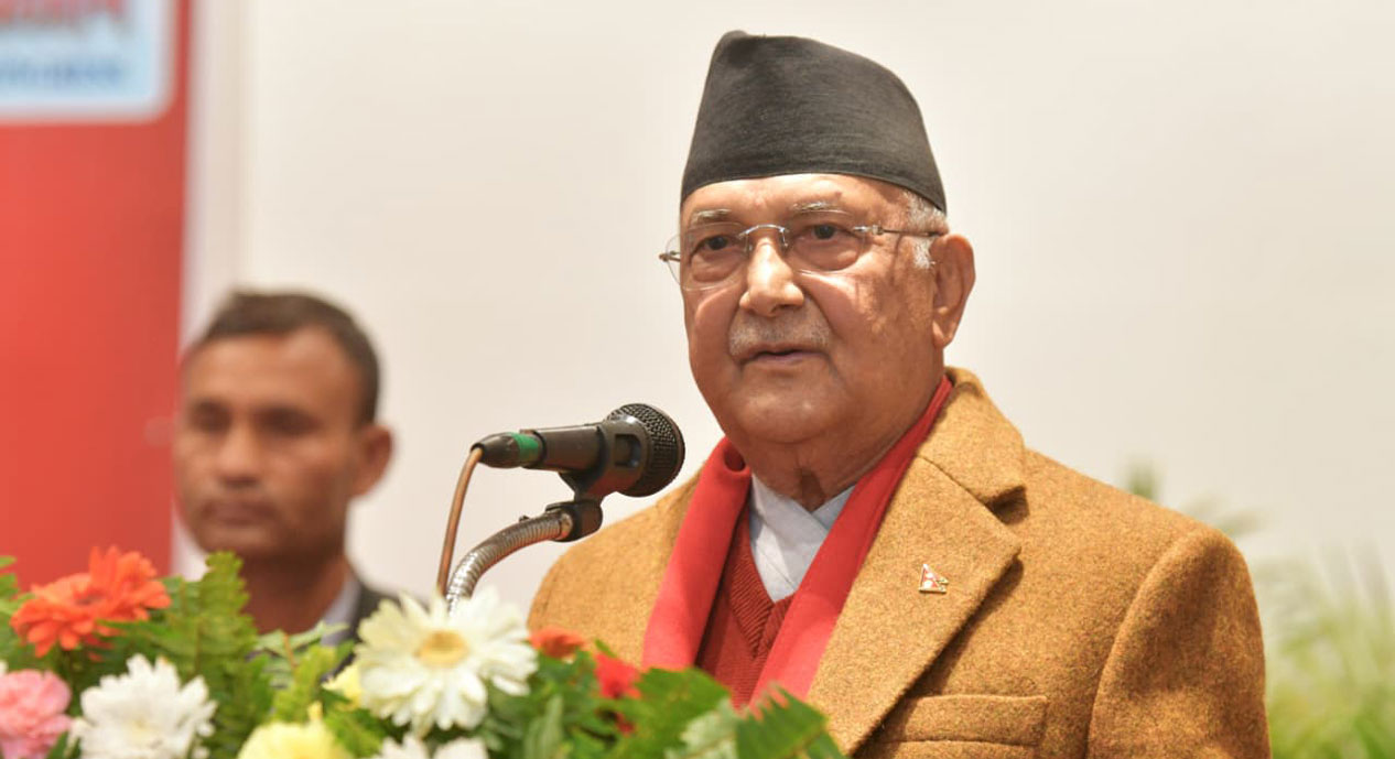 CPN (UML) Chair Oli lays emphasis on building election atmosphere