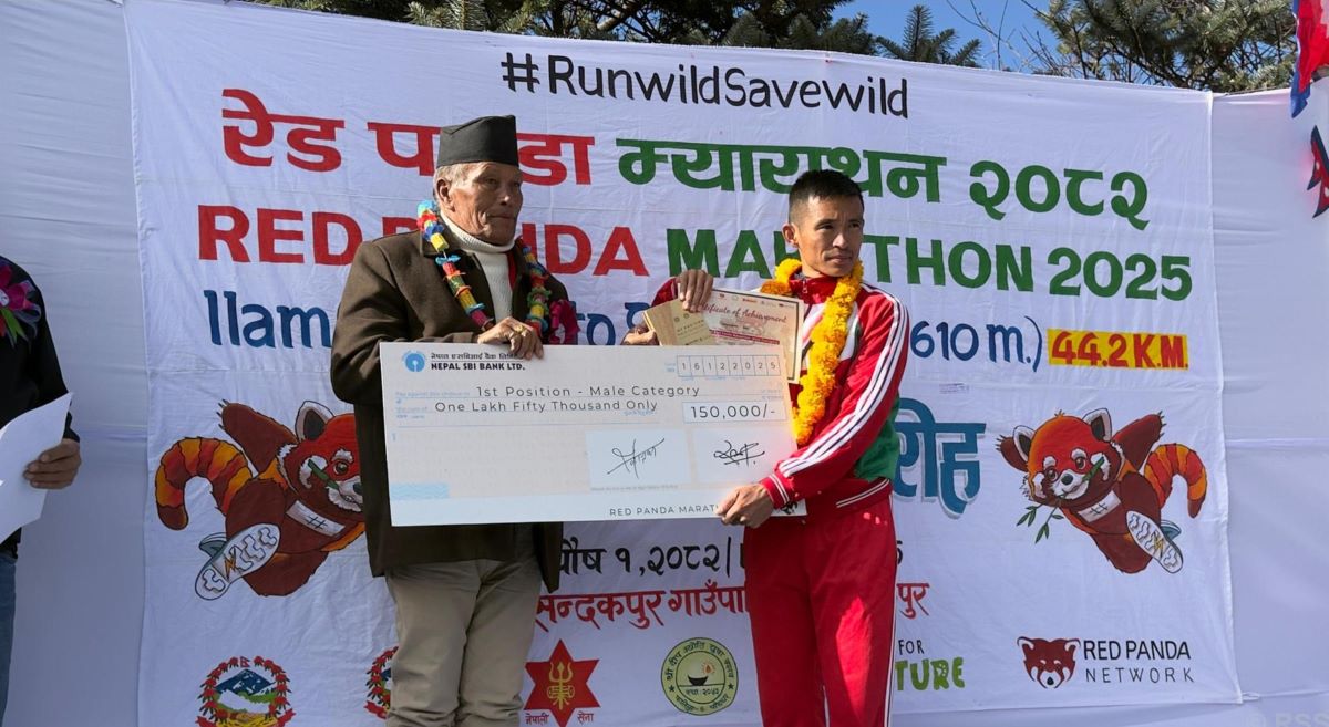 Red Panda Marathon: Gajendra and Nirmala win title