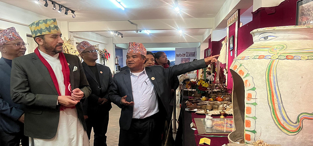 Minister Kharel visits Jyapu Museum