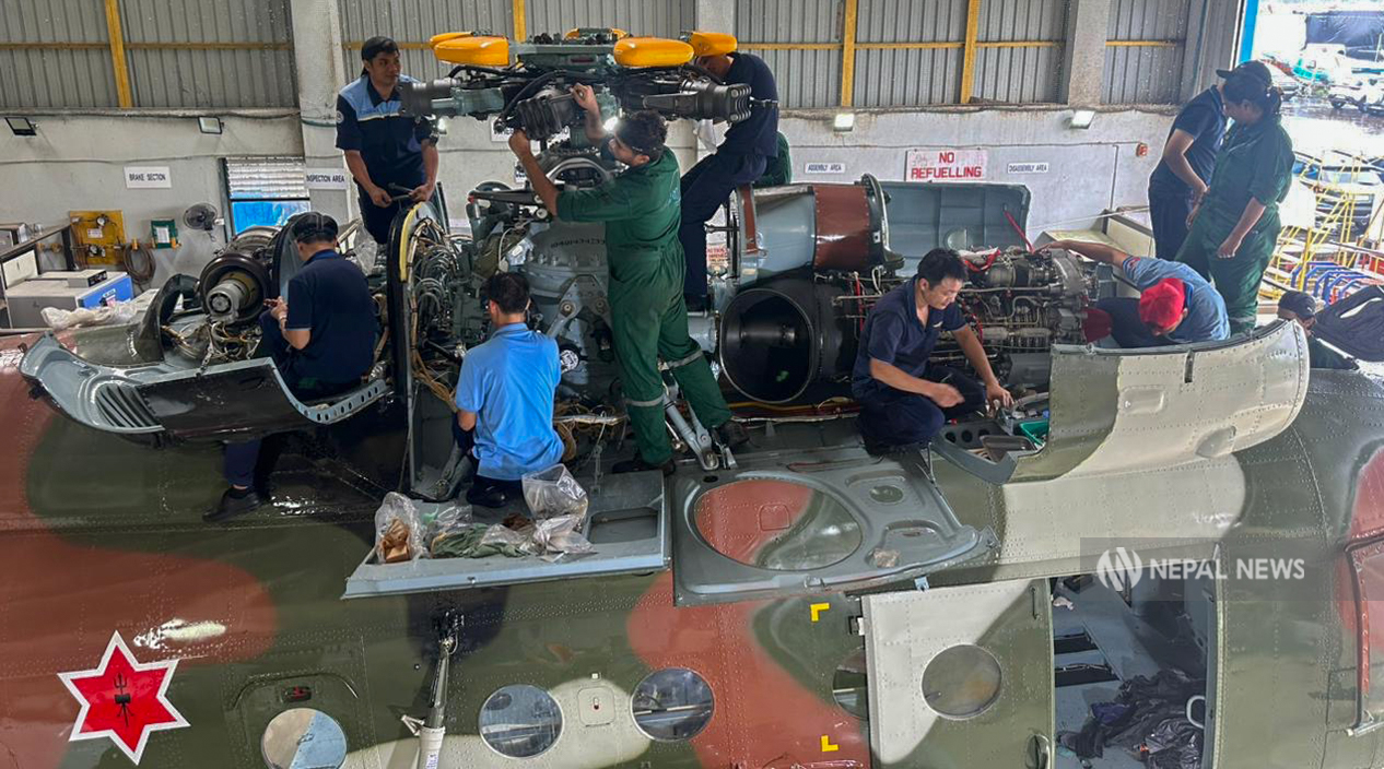 Two army helicopters stranded in India for two years