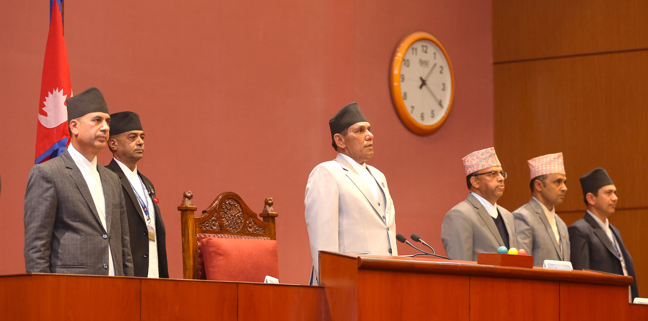 What NC–UML dominance in the National Assembly means