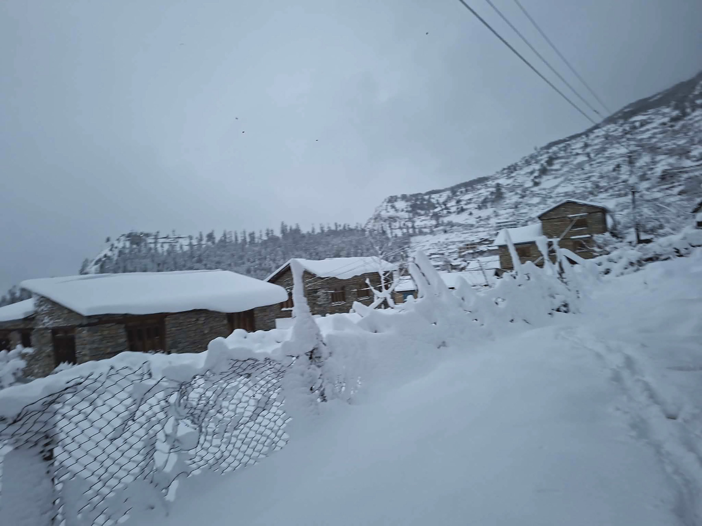 Light snowfall and rain likely in Koshi, Bagmati and Gandaki today