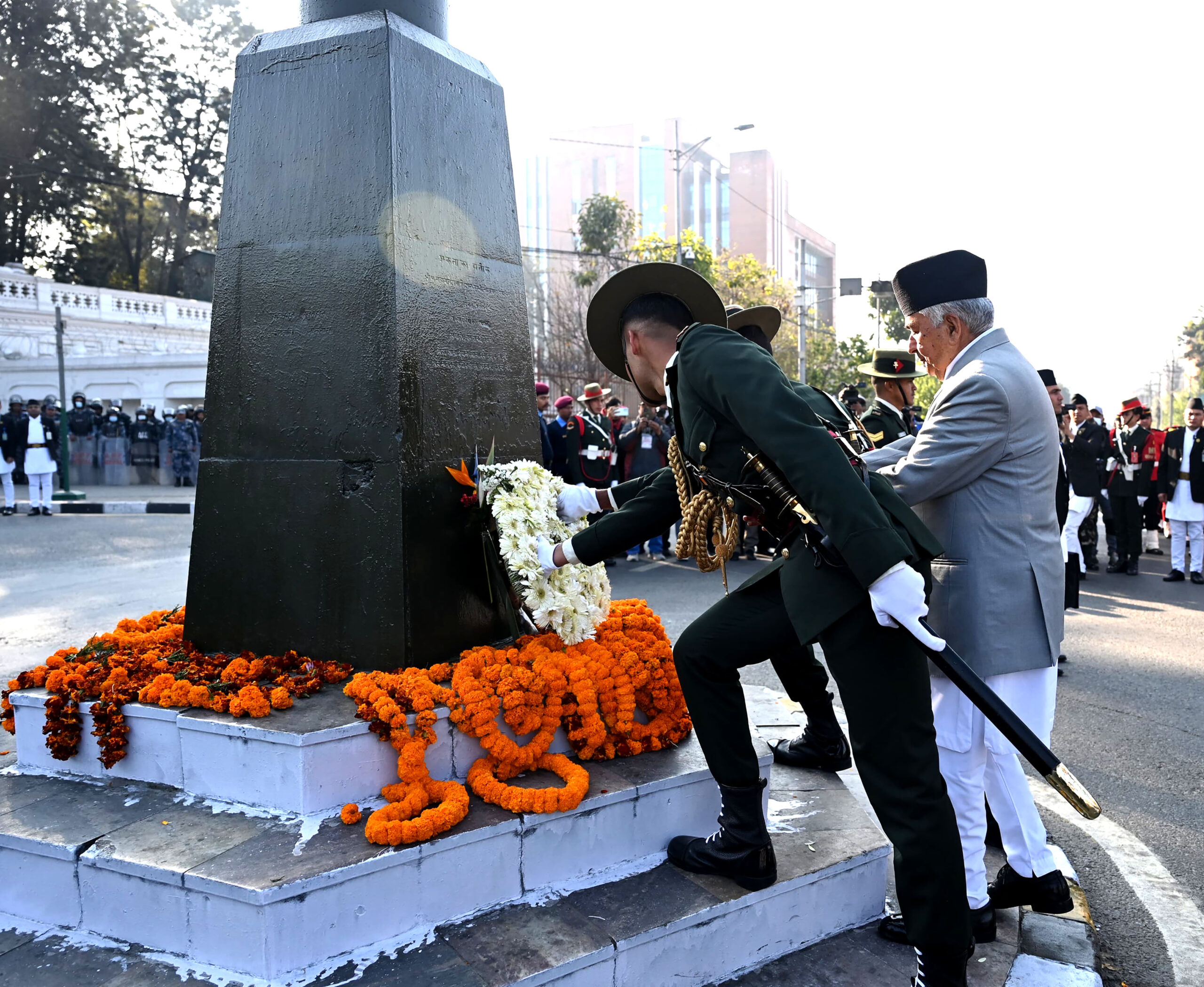 President Paudel pays tributes to nation builder Prithvi Narayan Shah