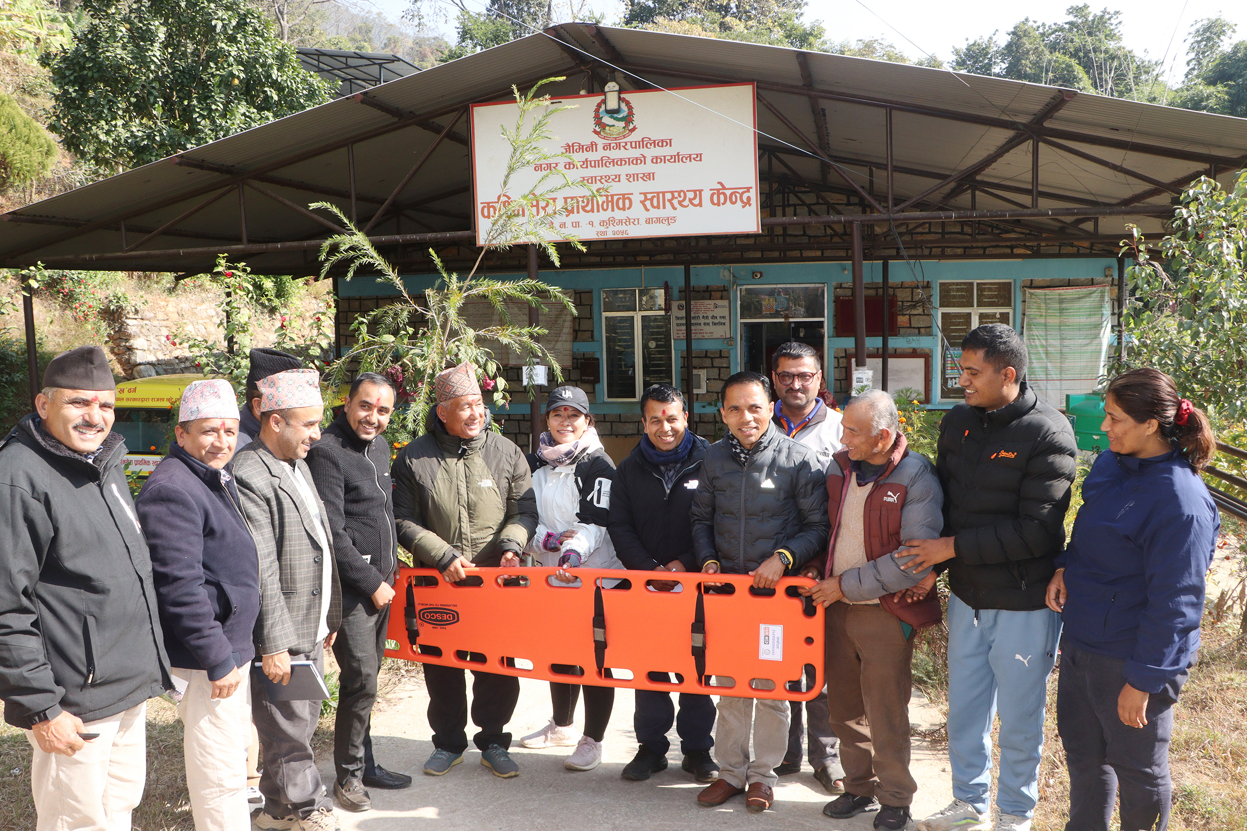 Health materials aid to 49 health facilities in Baglung
