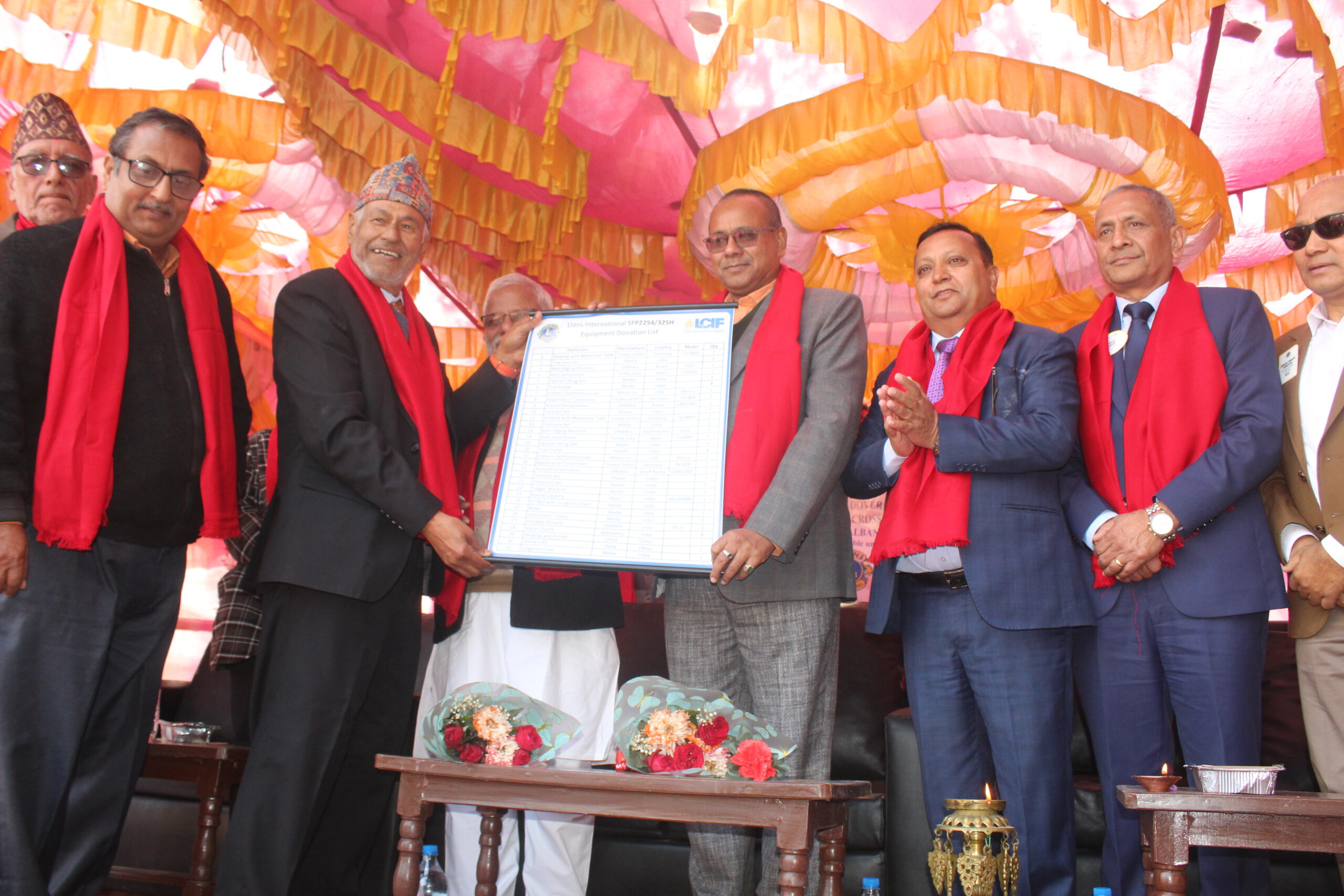 Equipment worth over 20 million handed to eye treatment centre