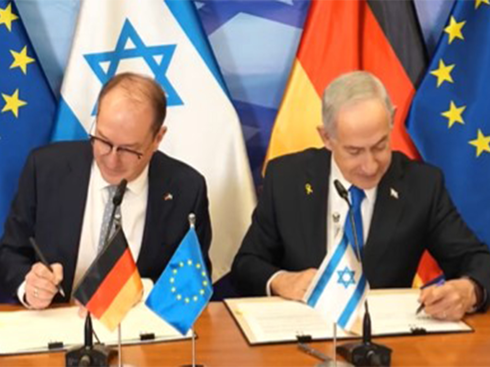 Israel, Germany sign joint declaration to boost security, cyber, anti-terror ties