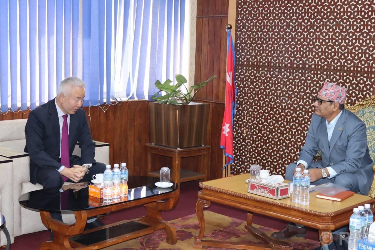 Japanese Ambassador calls on Minister Chaulagain