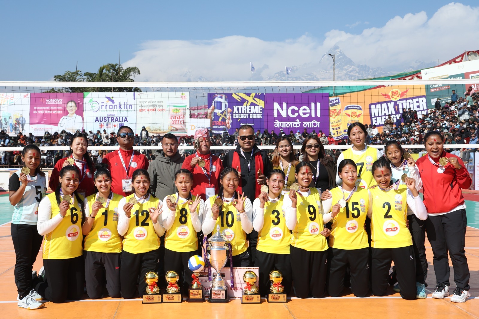 New Diamond lifts title of Tiger Cup Volleyball Competition