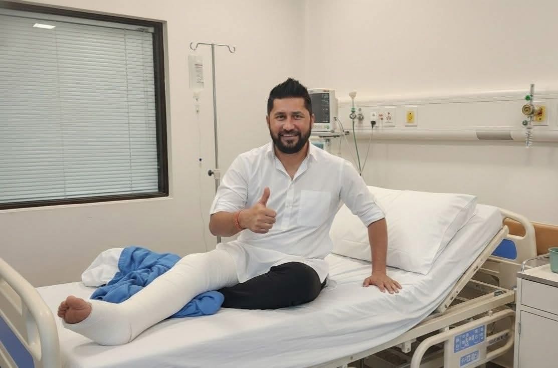 Rabi Lamichhane hospitalized in Teaching hospital after leg infection