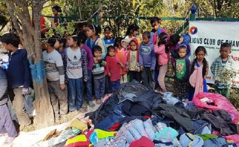 Warm clothes provided to 300 needy children in Shuklaphanta