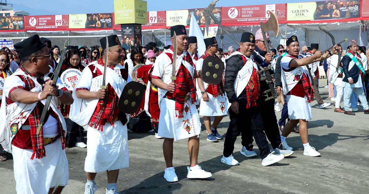 Magar people celebrate Maghe Shakranti festival