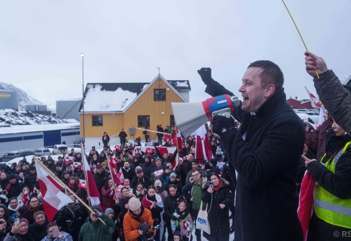 Thousands march in Greenland to support Arctic island in the face of Trump’s threats to take it over