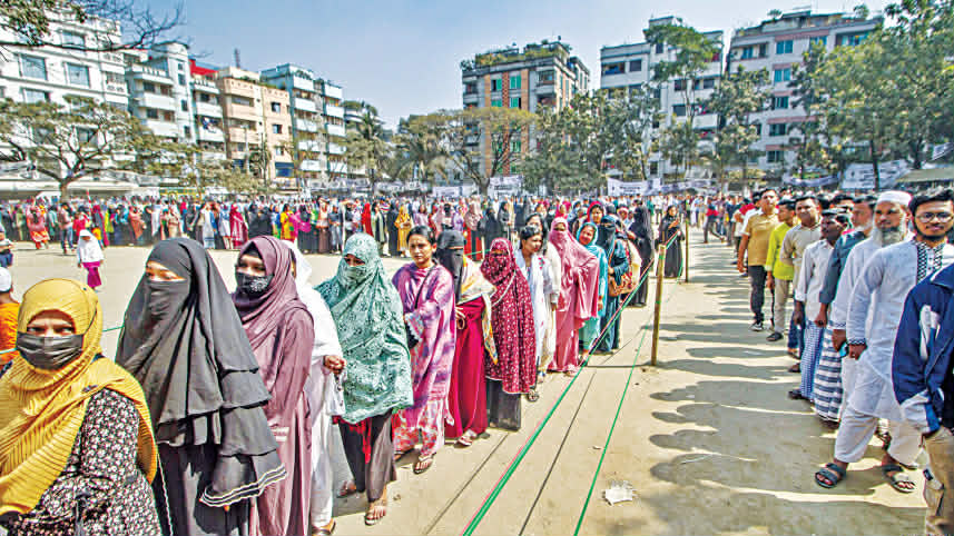BNP heads for landslide victory in Bangladesh election