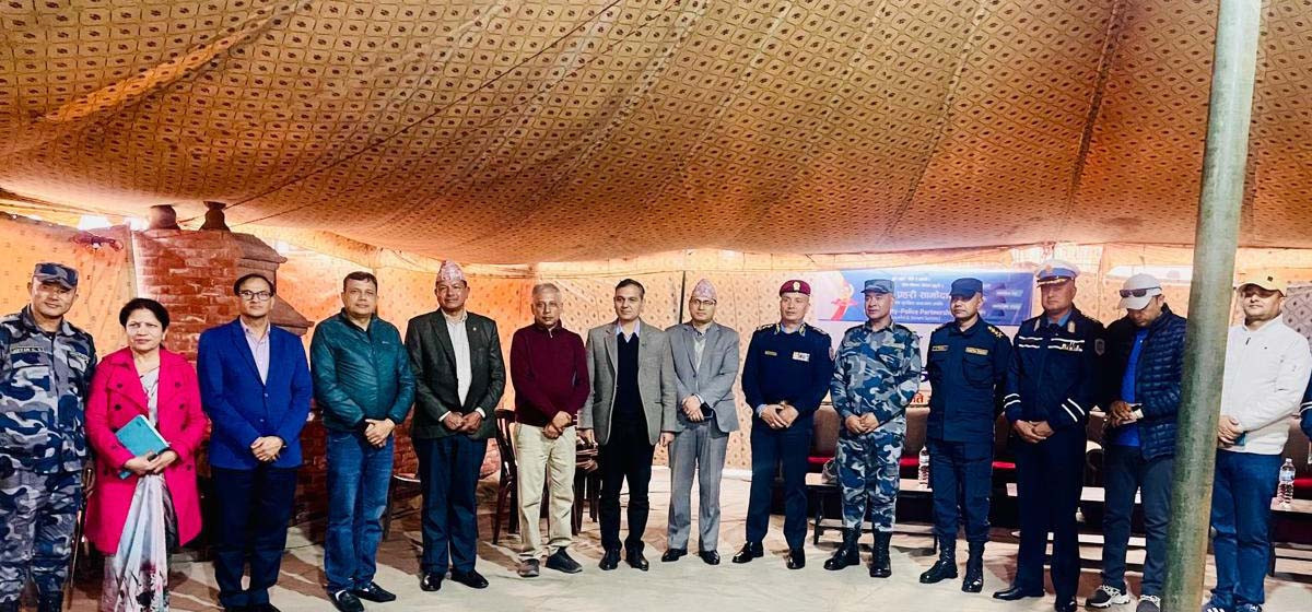 Home Minister Aryal enquires about security arrangements in Pashupati area