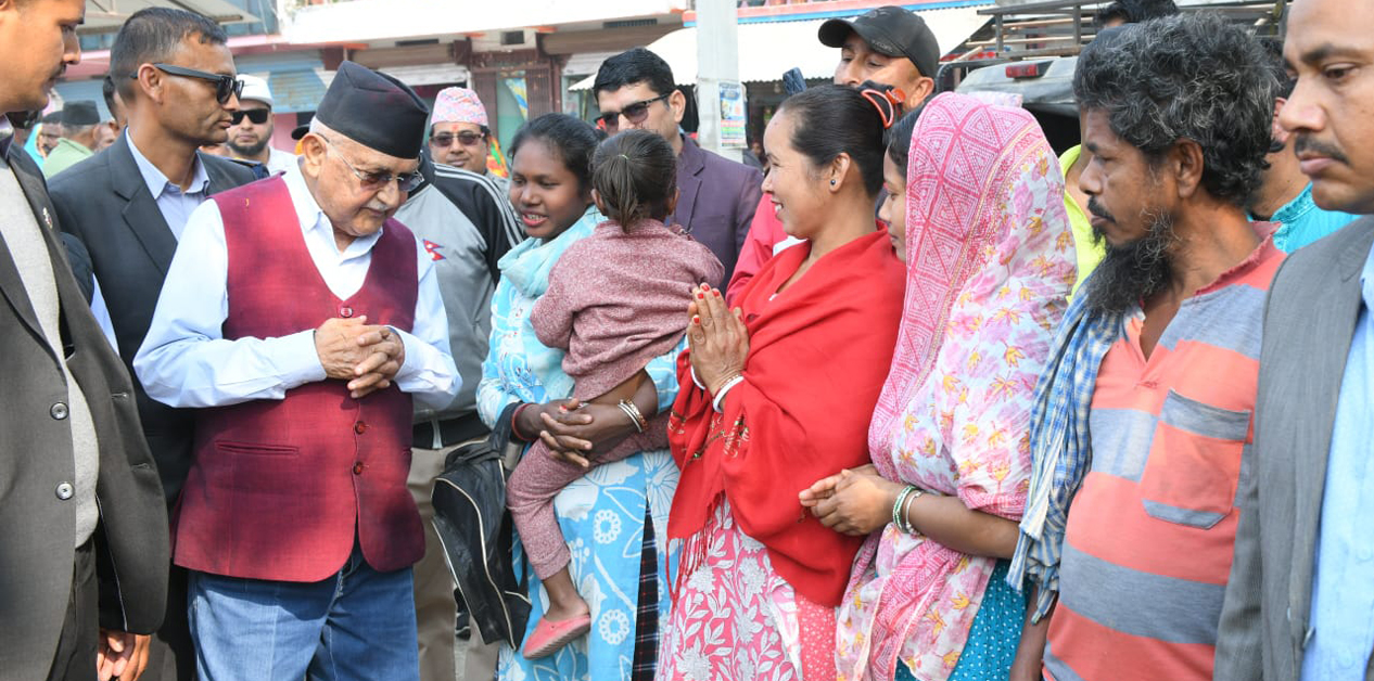 Oli shifts gears in Jhapa-5, trades megaphone politics for direct dialogue