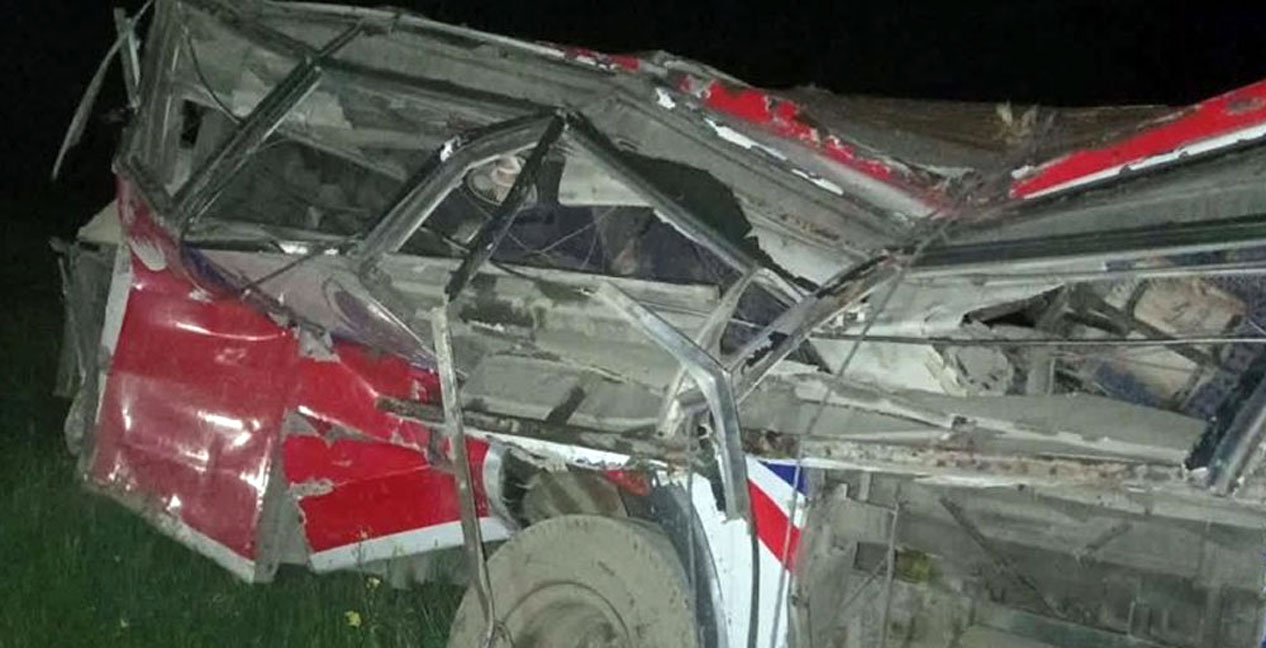 Baitadi bus accident: Death toll reaches 13