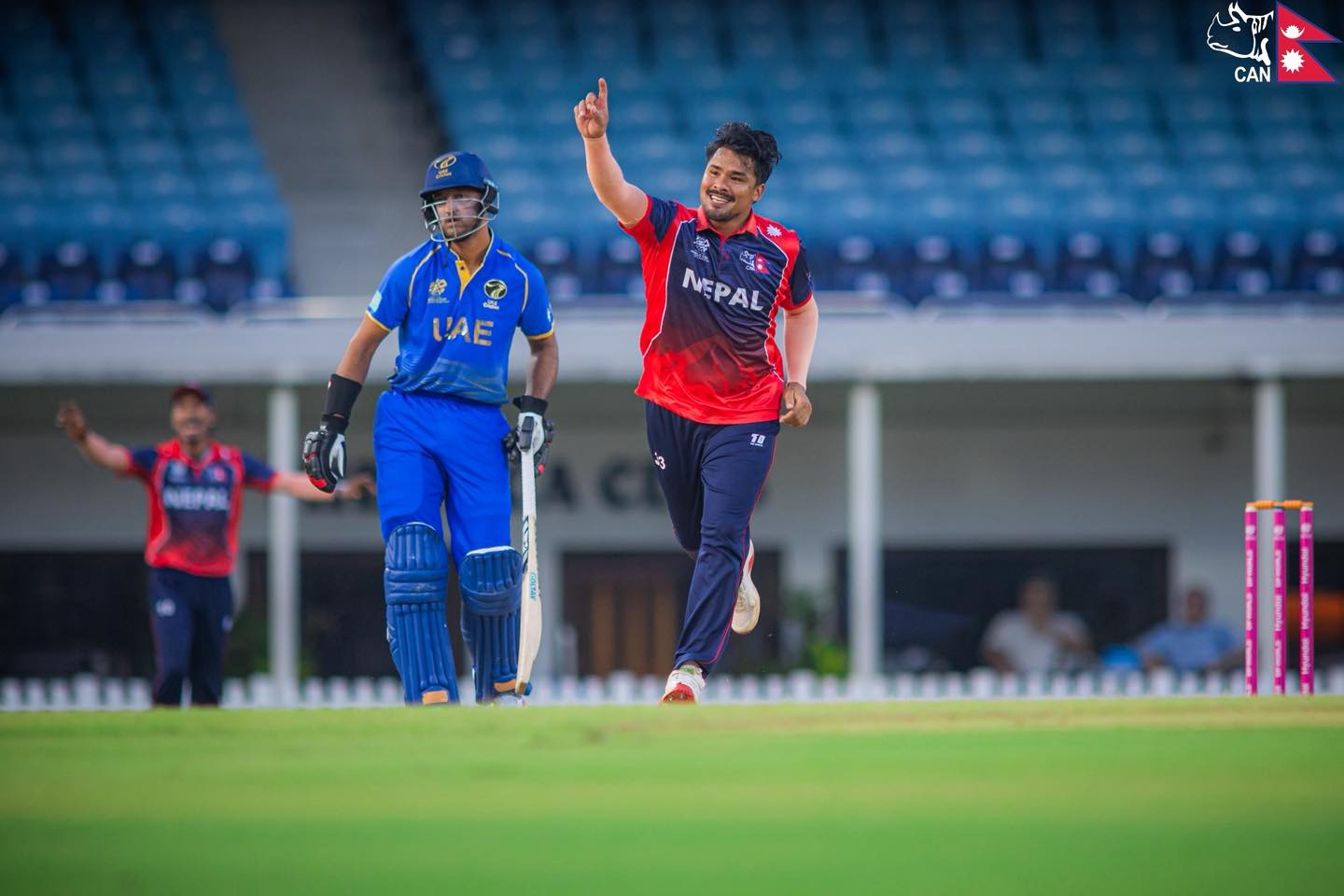 T20 World Cup: Nepal beats the UAE by 7 wickets in warm up match